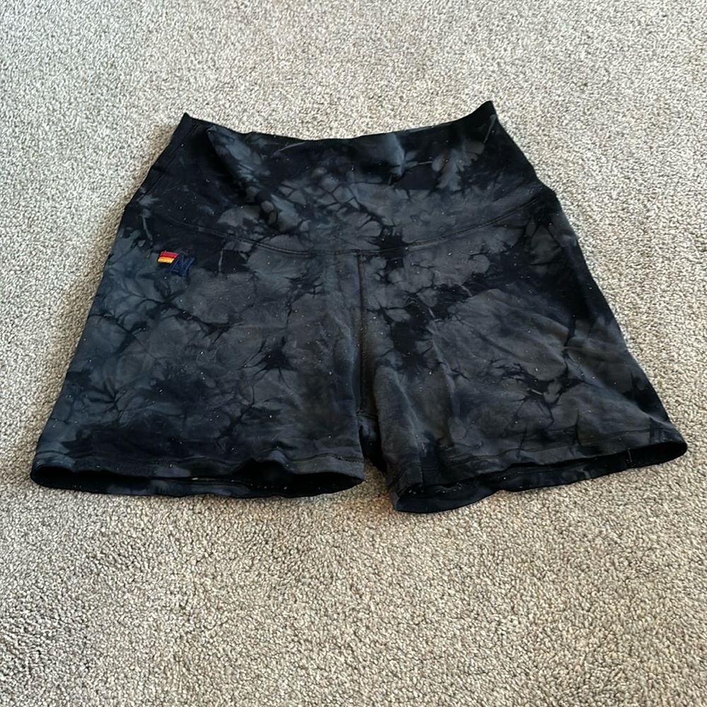 Aviator Nation High Rise Biker Shorts